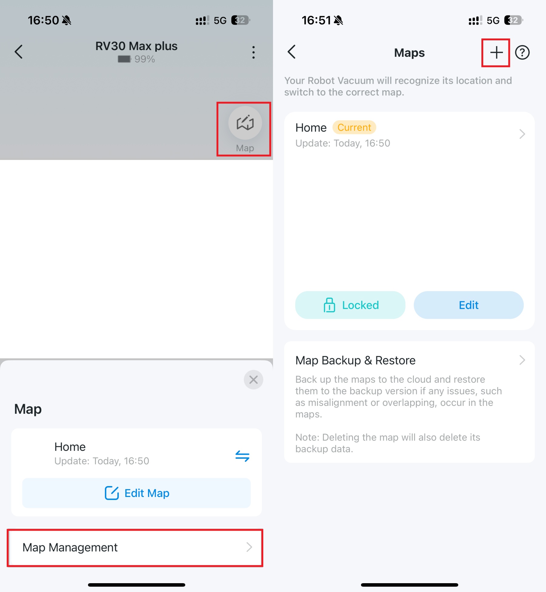 Guide for adding a map on Tapo app