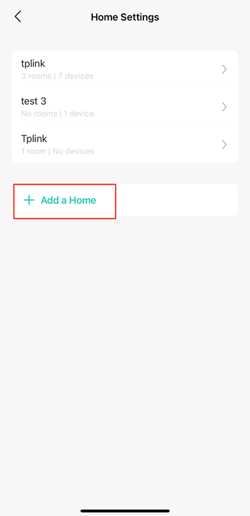Display the location of add a home button