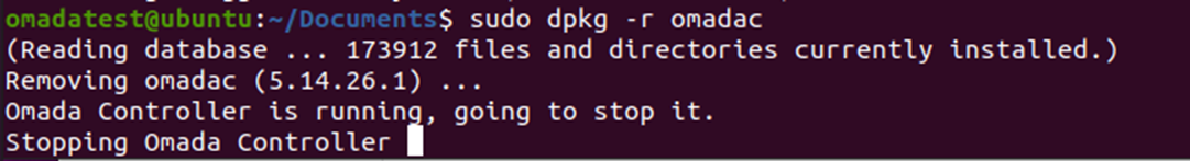 Stop running Controller on Linux server.