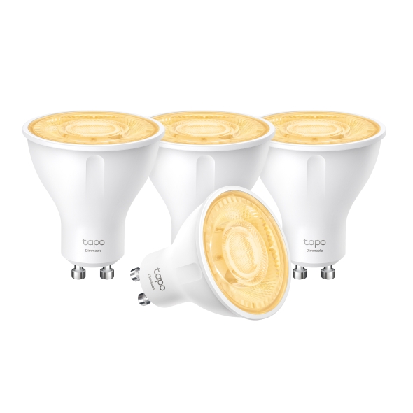 Set 2× Becuri LED Wi-Fi Smart GU10 cu lumină caldă și intensitate reglabilă
