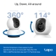 Cámara de Vigilancia Wi-Fi de 360 Grados con Vista 2K 4MP y Detección IA Avanzada 4