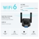 USB Wi-Fi AX1800 Hai Ăng-ten Hiệu Suất Cao 4