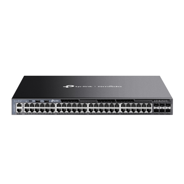 Omada 48-Port Gigabit Stackable L3 Managed Switch with 6 10G Slots 1
