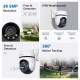 Cámara de Vigilancia Wi-Fi de 360 Grados para Exteriores con Vista 3K y Detección IA Avanzada 5